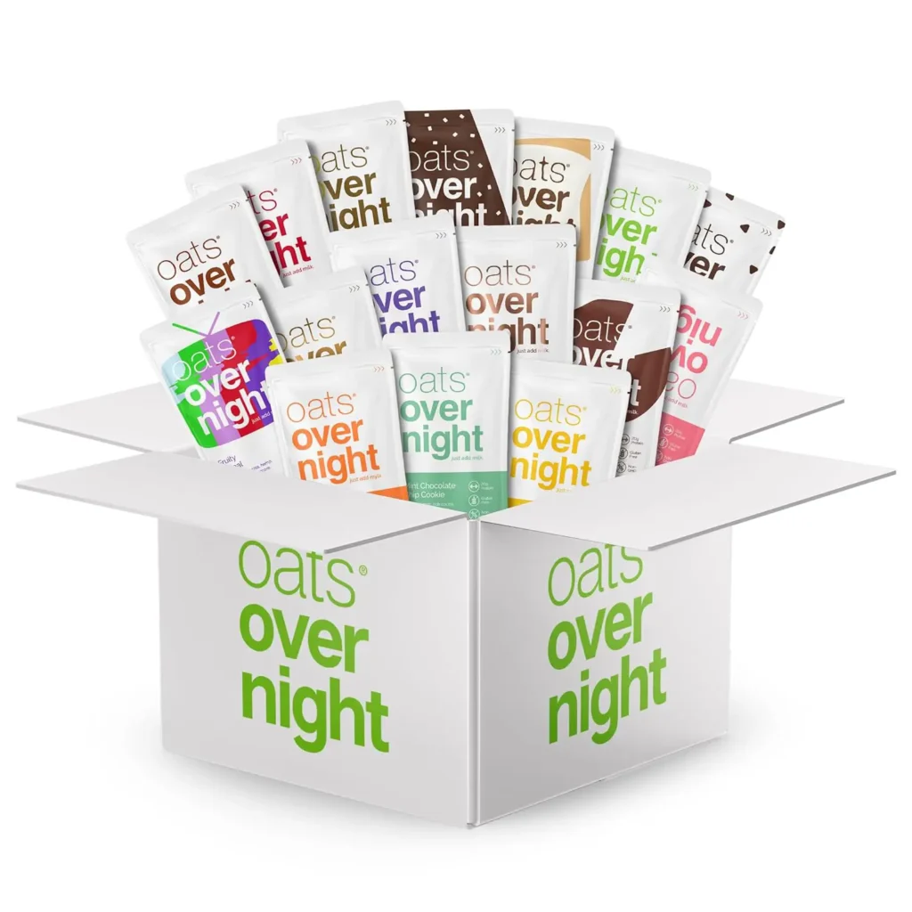 Oats Overnight Review 7 Oats Overnight Oats Overnight,Overnight Oats Review,High-Protein Oatmeal,Gluten-Free Breakfast,Oats Ultimate Variety Pack
